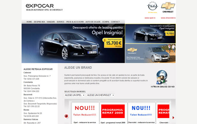 Expocar - dealer auto Opel si chevrolet